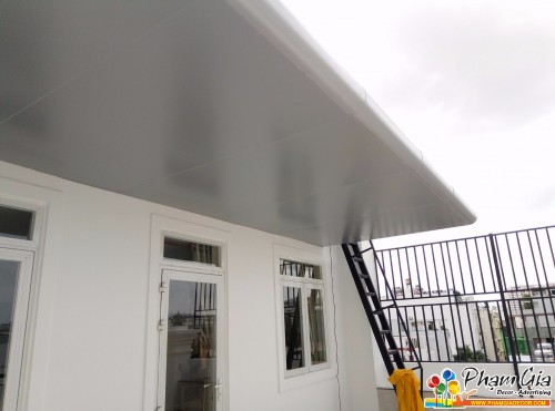 Thi công mái đón alu - mái vòm - sảnh mặt tiền giá rẻ