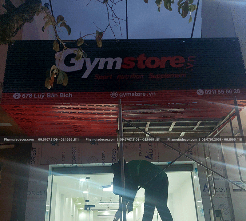 Biển quảng cáo công ty tập gym