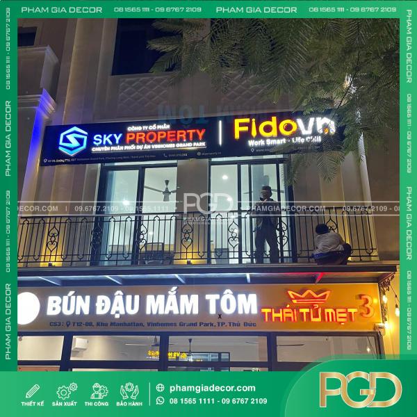 làm bảng hiệu chuyên nghiệp quận 3