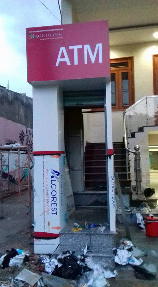 Thi Công Booth Trụ ATM Ngân Hàng